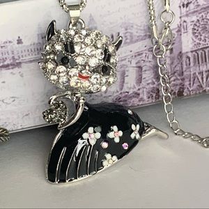💋 2/$15 💋 Betsey Johnson Style - Cat Pendant Necklace